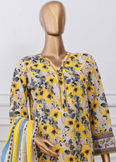 Anmol By HZ Textile Chikankari Embroidered Lawn 3 Piece Unstitched Suit HZ25A ACE-1075